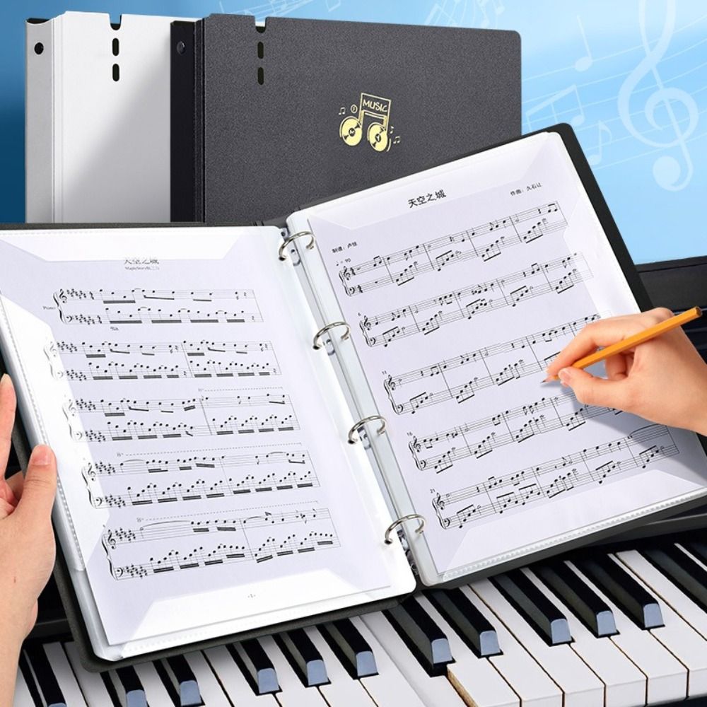 Document Scanner Portable - Creatieve plastic muziekscore map A4 flexibele