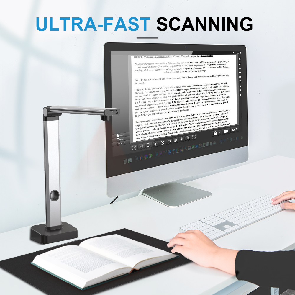 Document Scanner Portable - JOYUSING L14 14MP HD boek- en