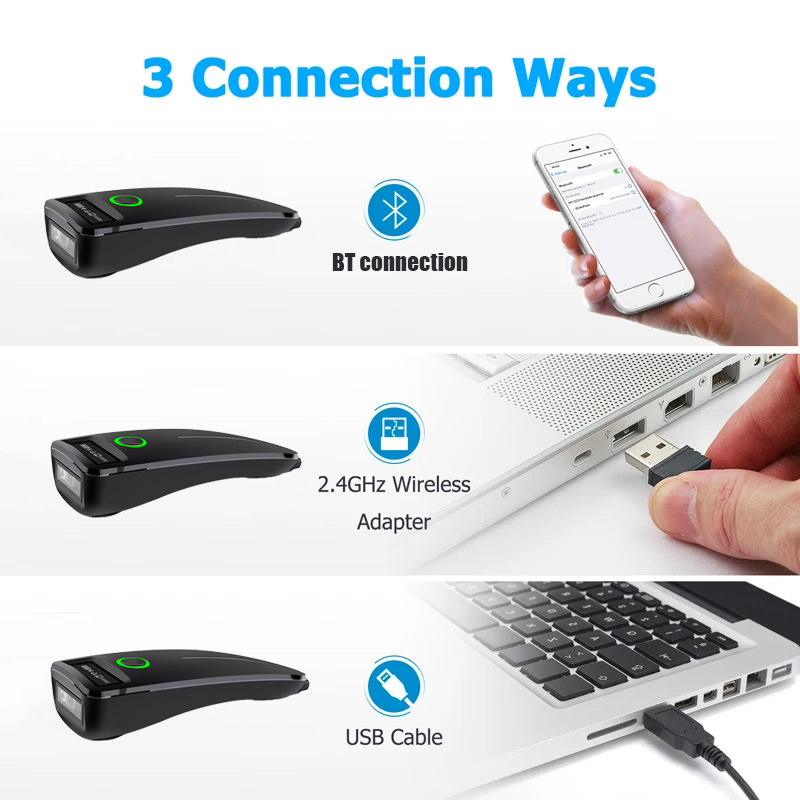 2D Barcodescanner W7 Mini Draa - Document Scanner Portable recensie en prijs