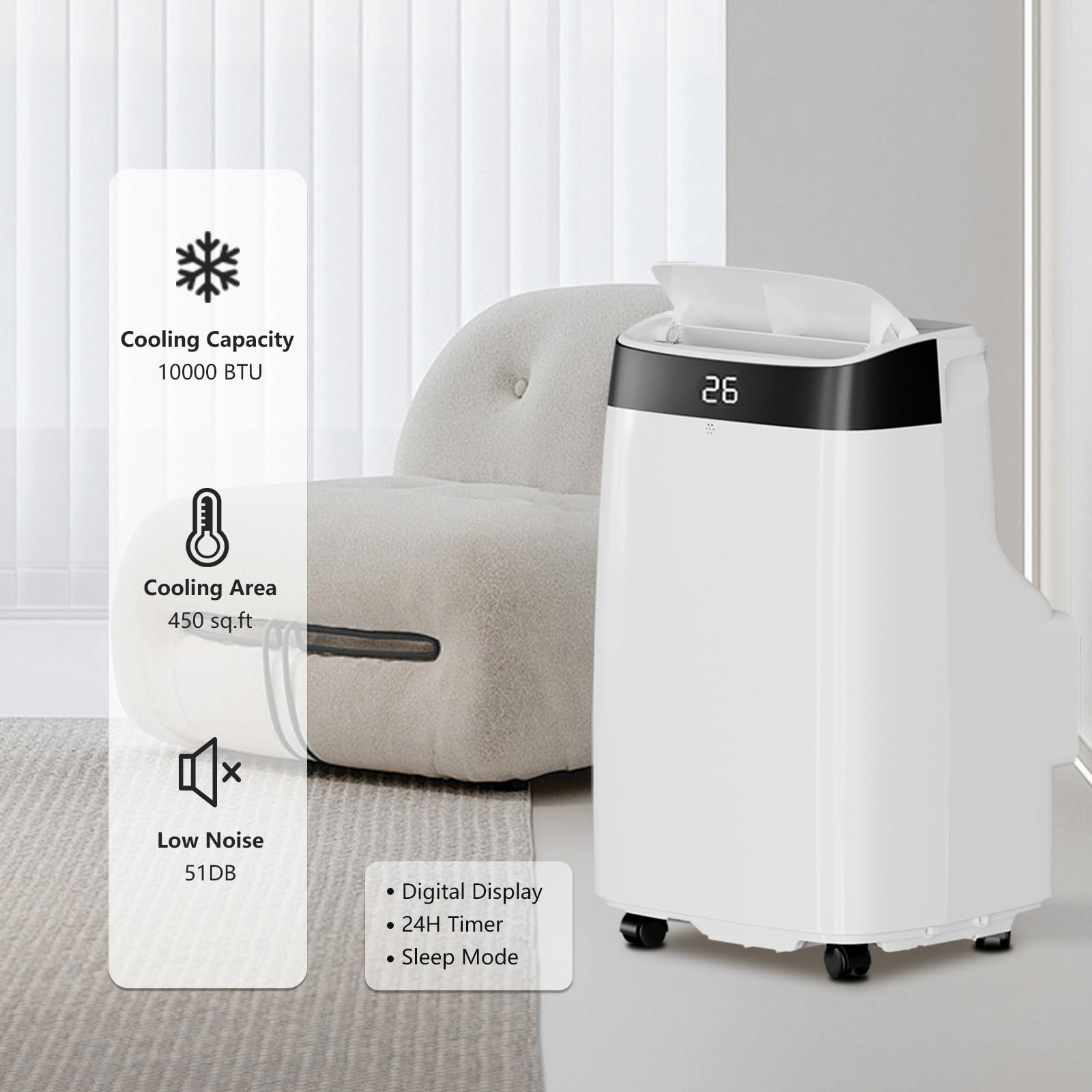 Draagbare airconditioners, 100 - Home Office British recensie en prijs