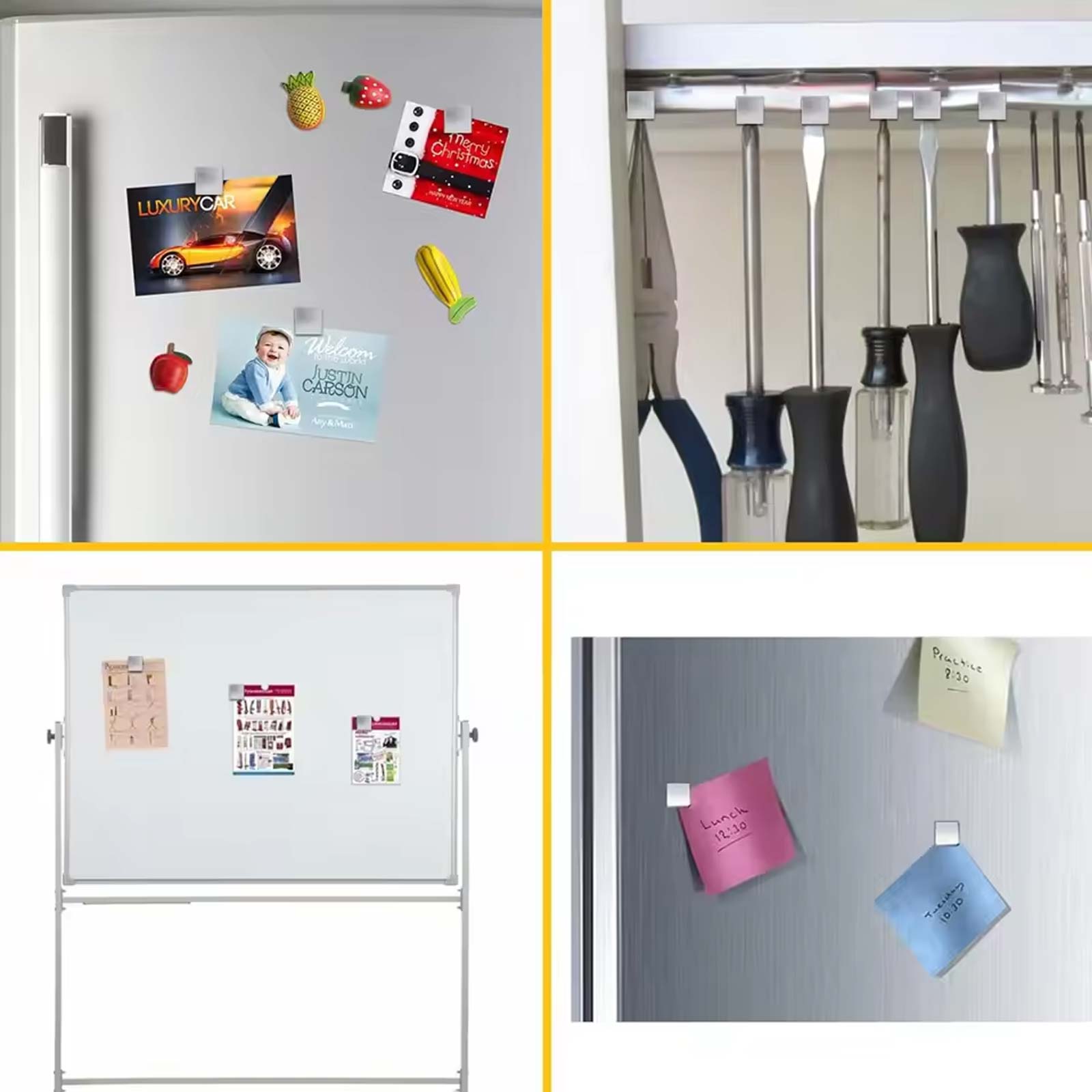 50/100 Stuks Kleine Vierkante  - Whiteboard Magnetic recensie en prijs