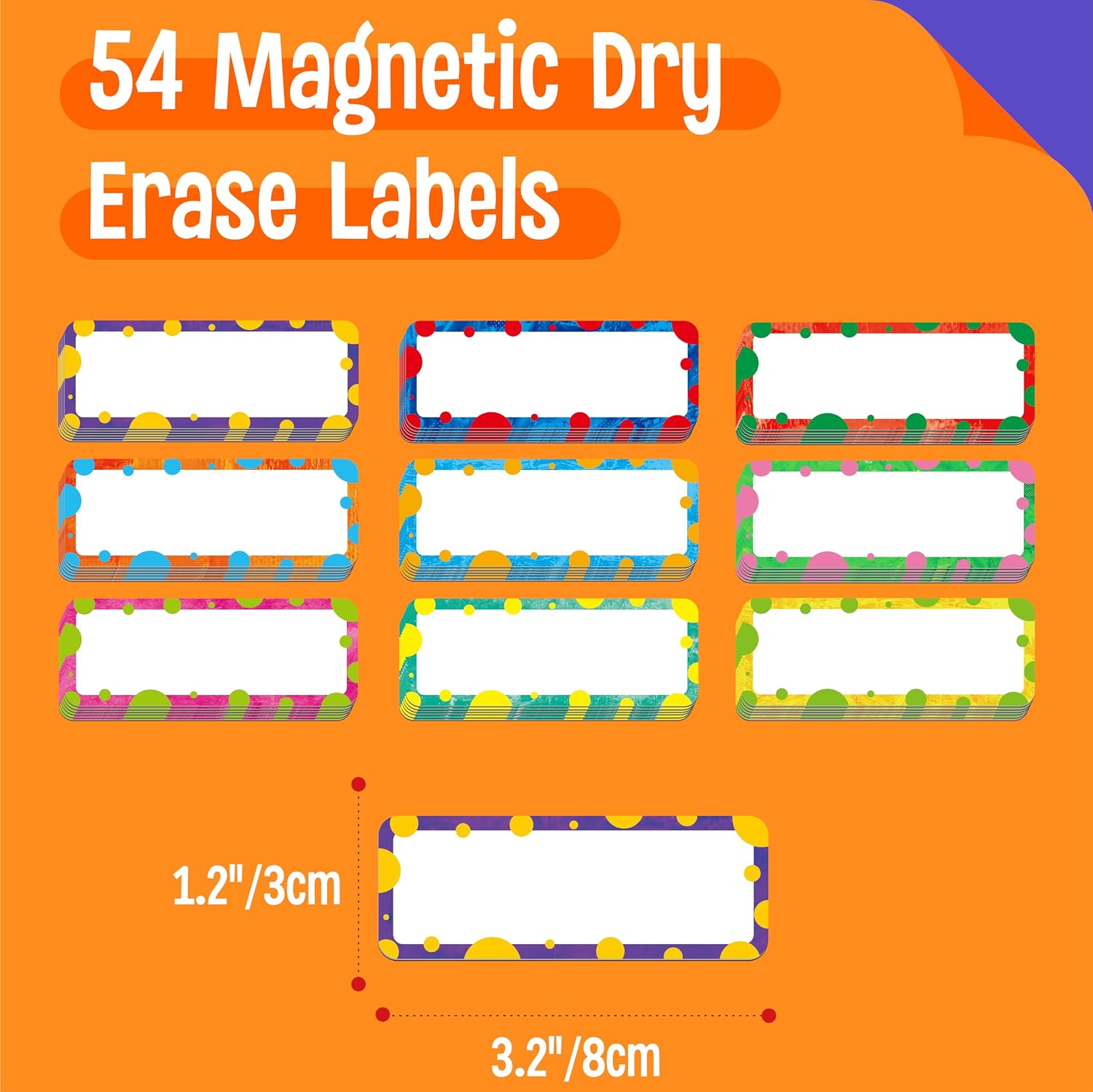 54 stuks magnetische naamlabel - Whiteboard Magnetic recensie en prijs