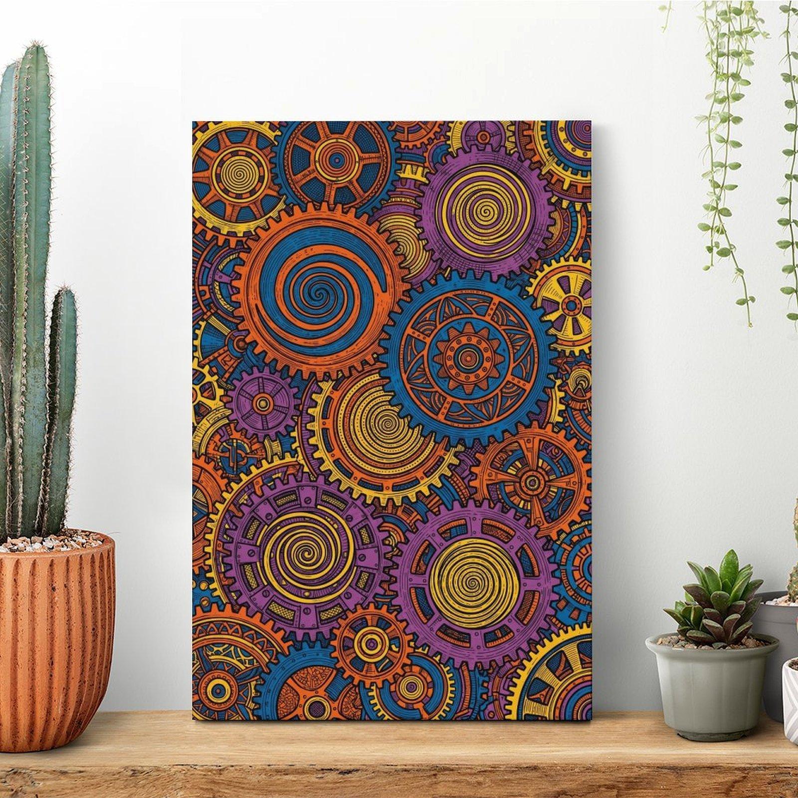 Gedrukte canvaskunst, kleurrij - Home Office Gear recensie en prijs