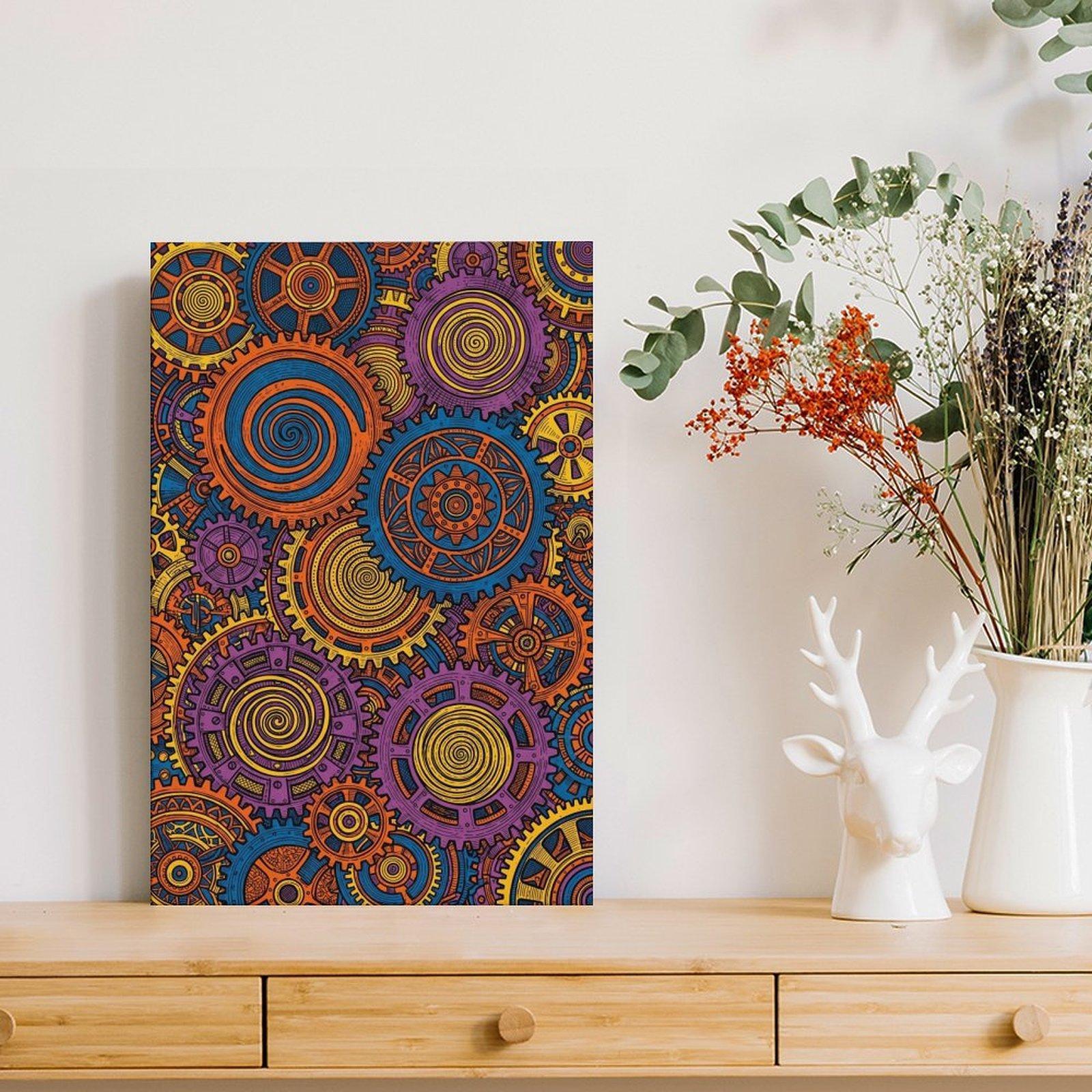 Gedrukte canvaskunst, kleurrij - Home Office Gear recensie en prijs