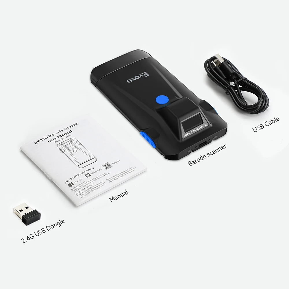 Eyoyo EY-024 2D Bluetooth Barc - Document Scanner Portable recensie en prijs